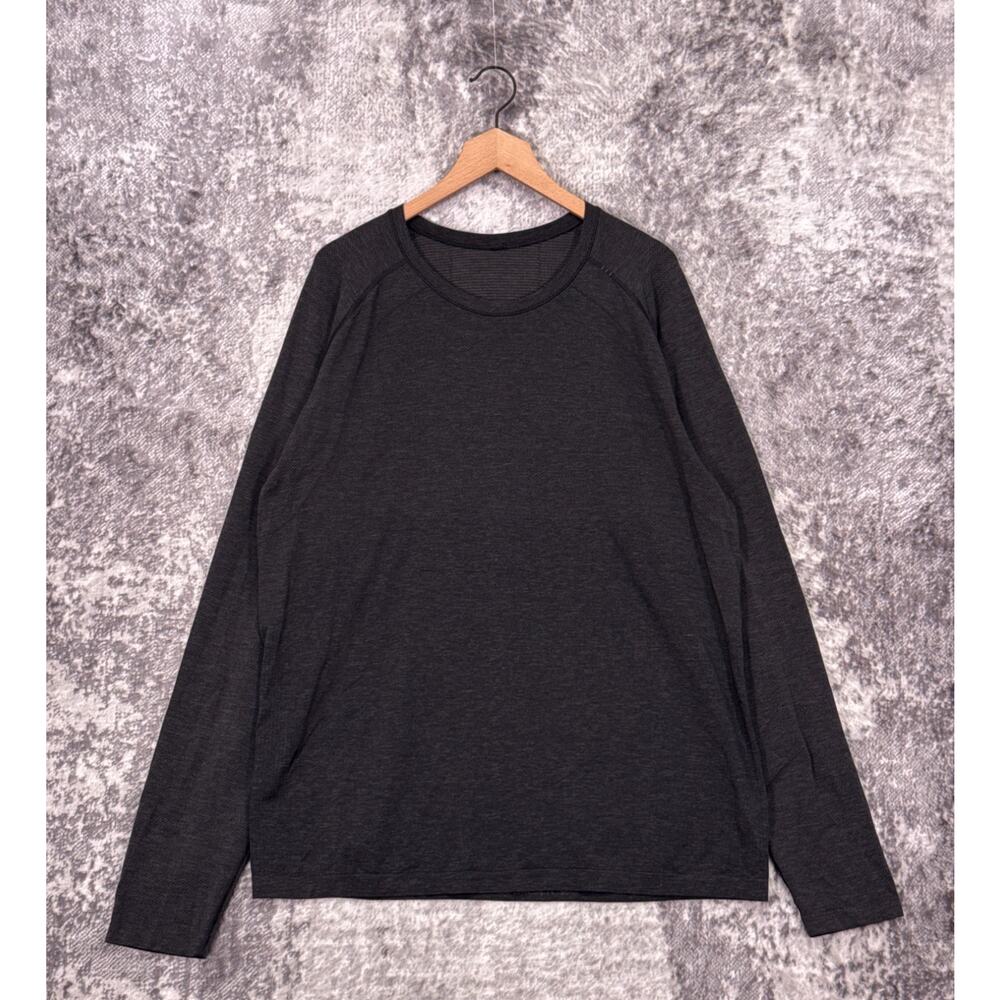 Lululemon Shirt XXL Mens Metal Vent Tech Long Sleeve Crewneck Gray